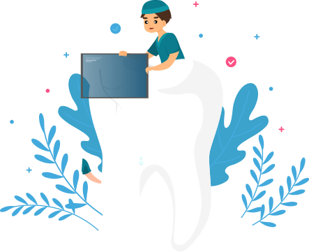 Dental care illustration